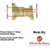 8"  Brass Parliament Hinge 